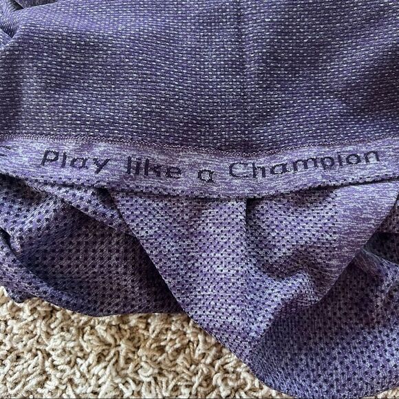 Champion Vapor Moisture Wicking Purple Fitted Quarter Zip  Pullover Size… - Picture 5 of 8